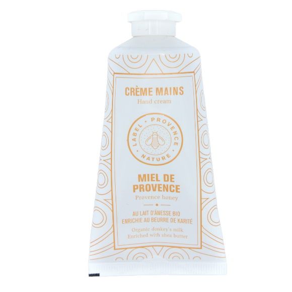 Crème mains au lait d'ânesse bio - Senteur miel de provence 50ml