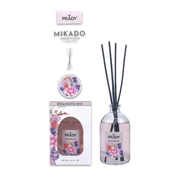 Parfum d’ambiance mikado « Mélange Exquis » – Prady