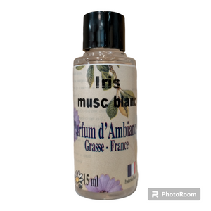 Parfum d'ambiance "Iris Musk blanc" 15ml