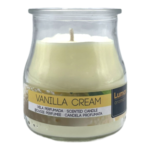 Bougie d’ambiance en pot senteur: CRÈME VANILLE