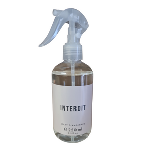 Spray haut de gamme « Interdit »