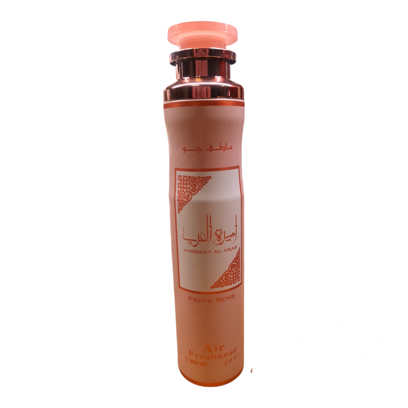 SPRAY AMBIANCE Lattafa Ameerat Al Arab Prive Rose DUBAI 300 ML