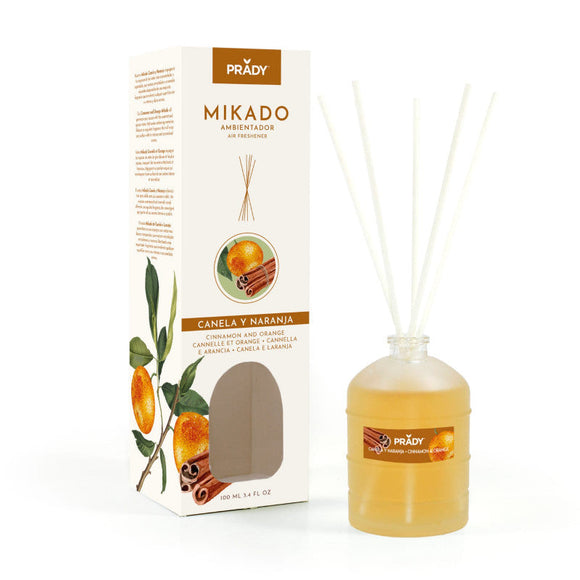 Parfum d'ambiance Mikado CANNELLE ET ORANGE PRADY