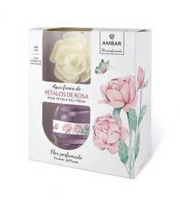 FLEUR PARFUMÉE PETALES DE ROSE AMBAR