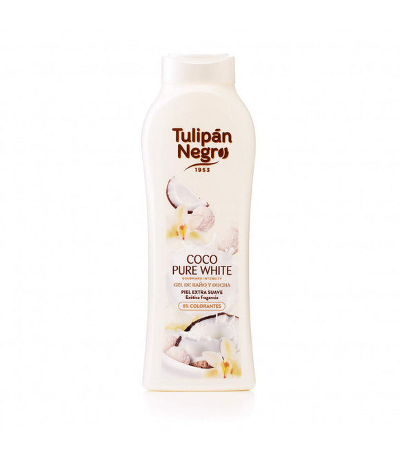 GEL BAIN & DOUCHE GOURMAND TULIPAN NEGRO COCO PURE WHITE 650ML