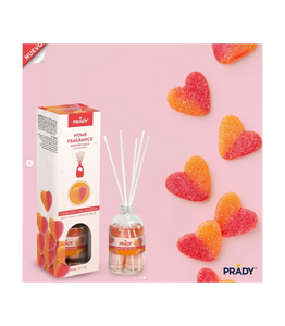 Parfum d'ambiance Mikado Cœur de pèche PRADY