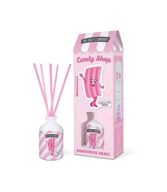 MIKADO THE FRUIT COMPANY CANDY SHOP CHEWING-GUM A LA FRAISE 40ML