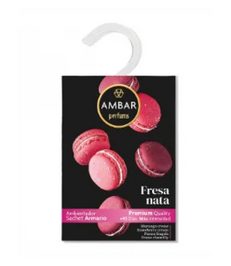 Sachet parfumé pour armoire – Fraise Chantilly AMBAR