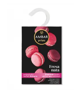 Sachet parfumé pour armoire – Fraise Chantilly AMBAR